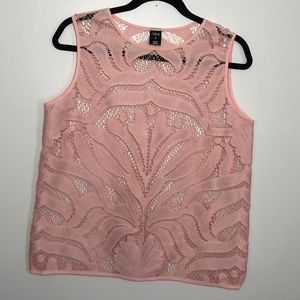 Pink Lace City Streets Tank